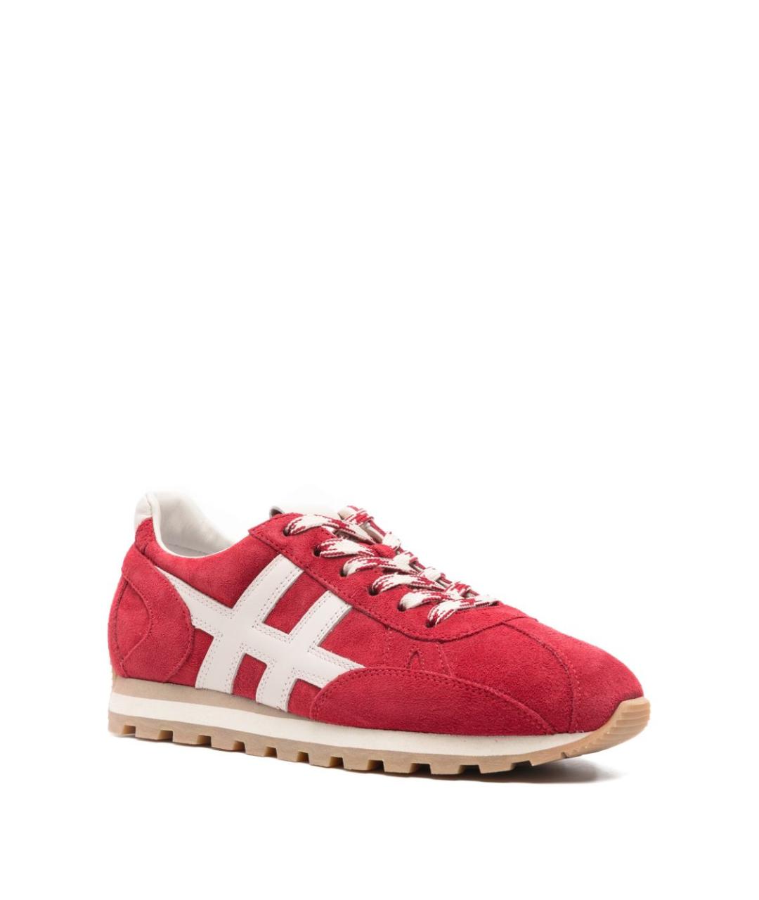 HOGAN Красные замшевые кеды, фото 4