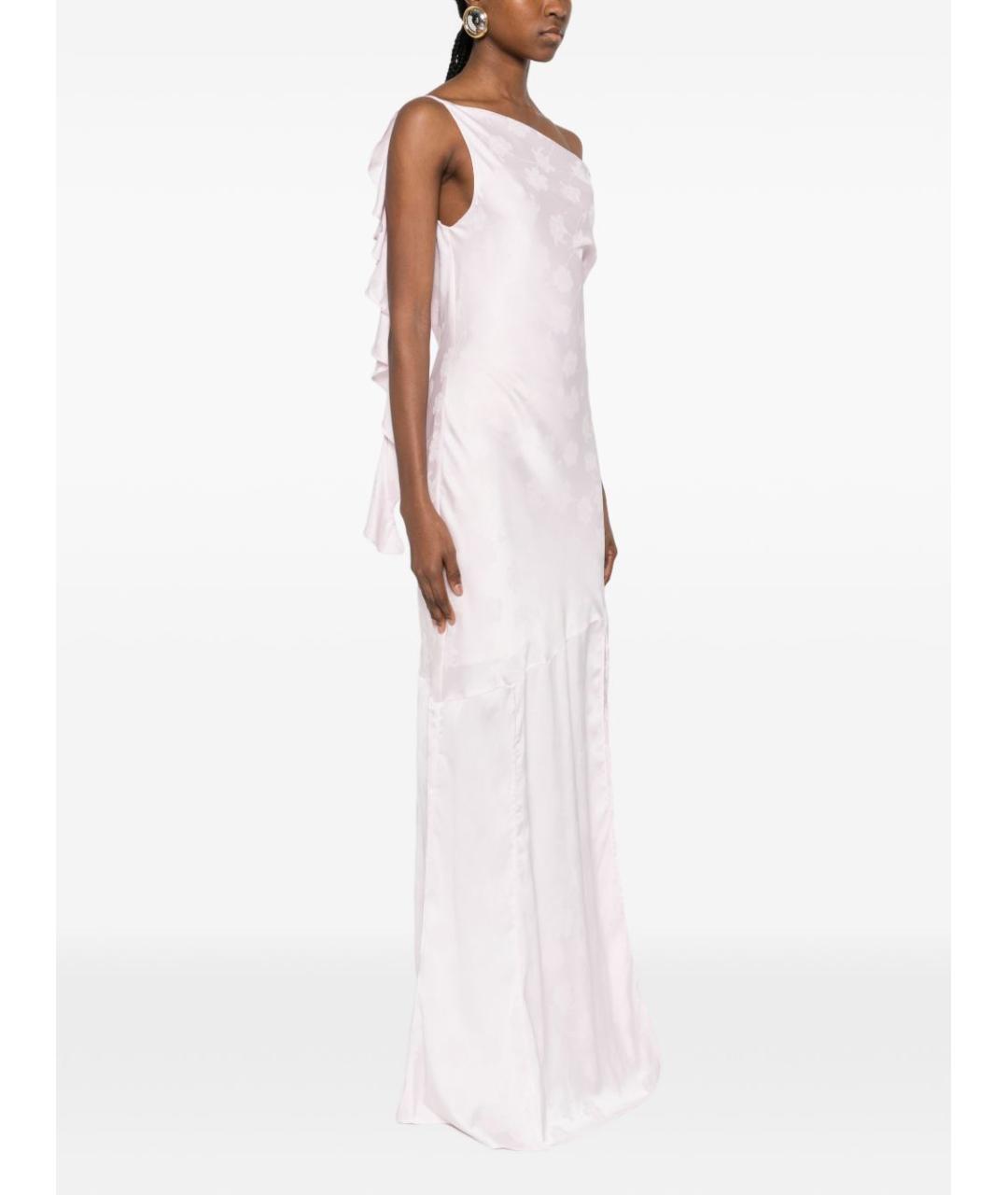 ROTATE Розовое полиэстеровое платье, фото 3