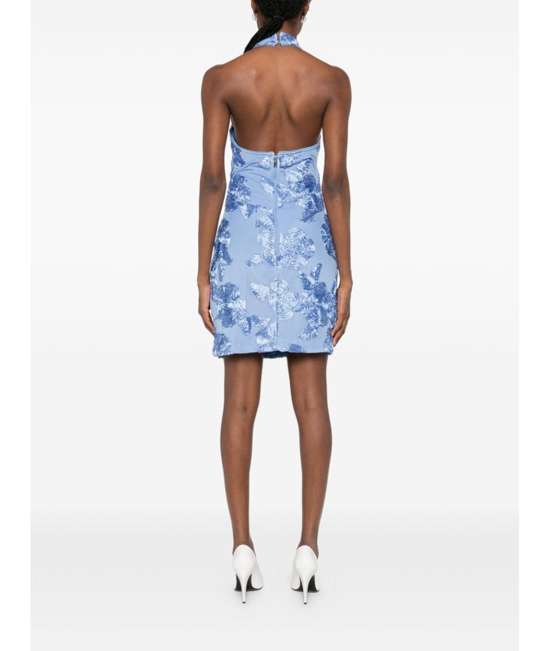 ROTATE Голубое платье, фото 4