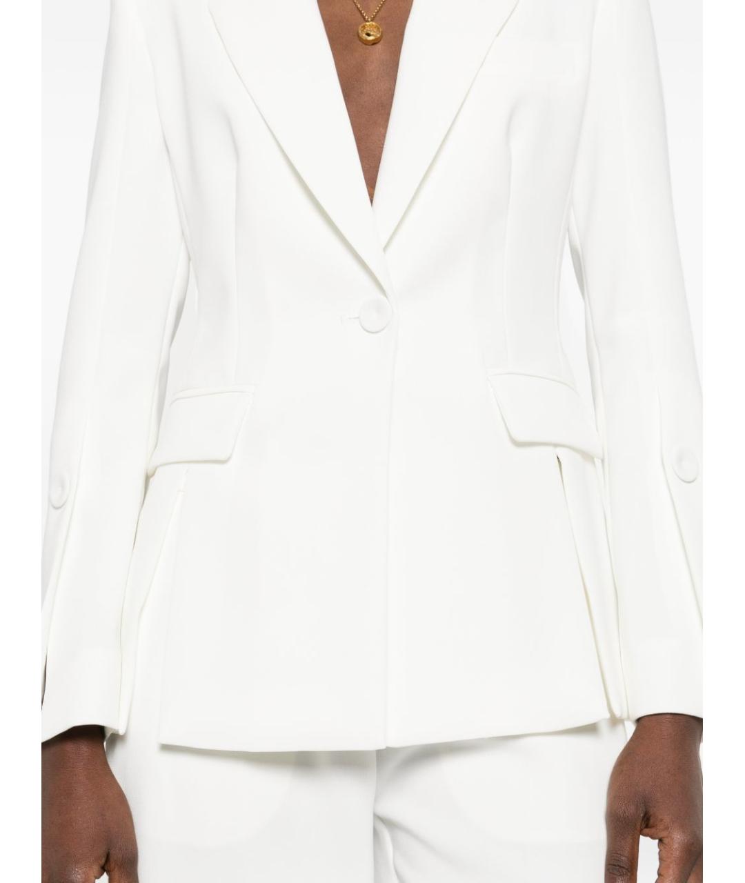 PINKO Белый полиэстеровый жакет/пиджак, фото 4