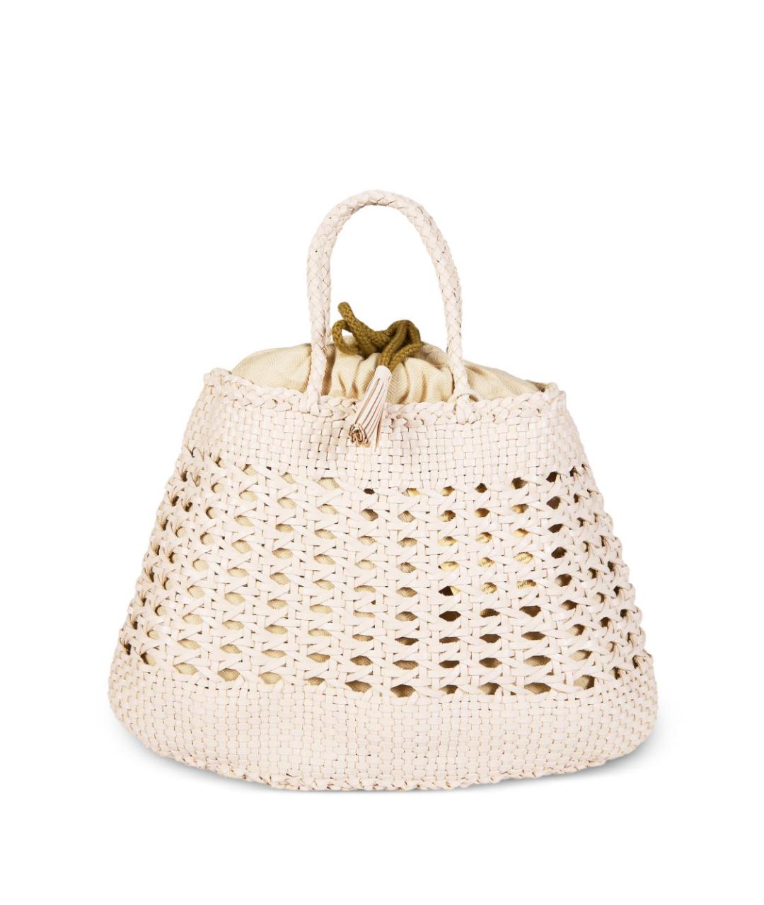 Dragon Diffusion Бежевая кожаная сумка тоут, фото 1