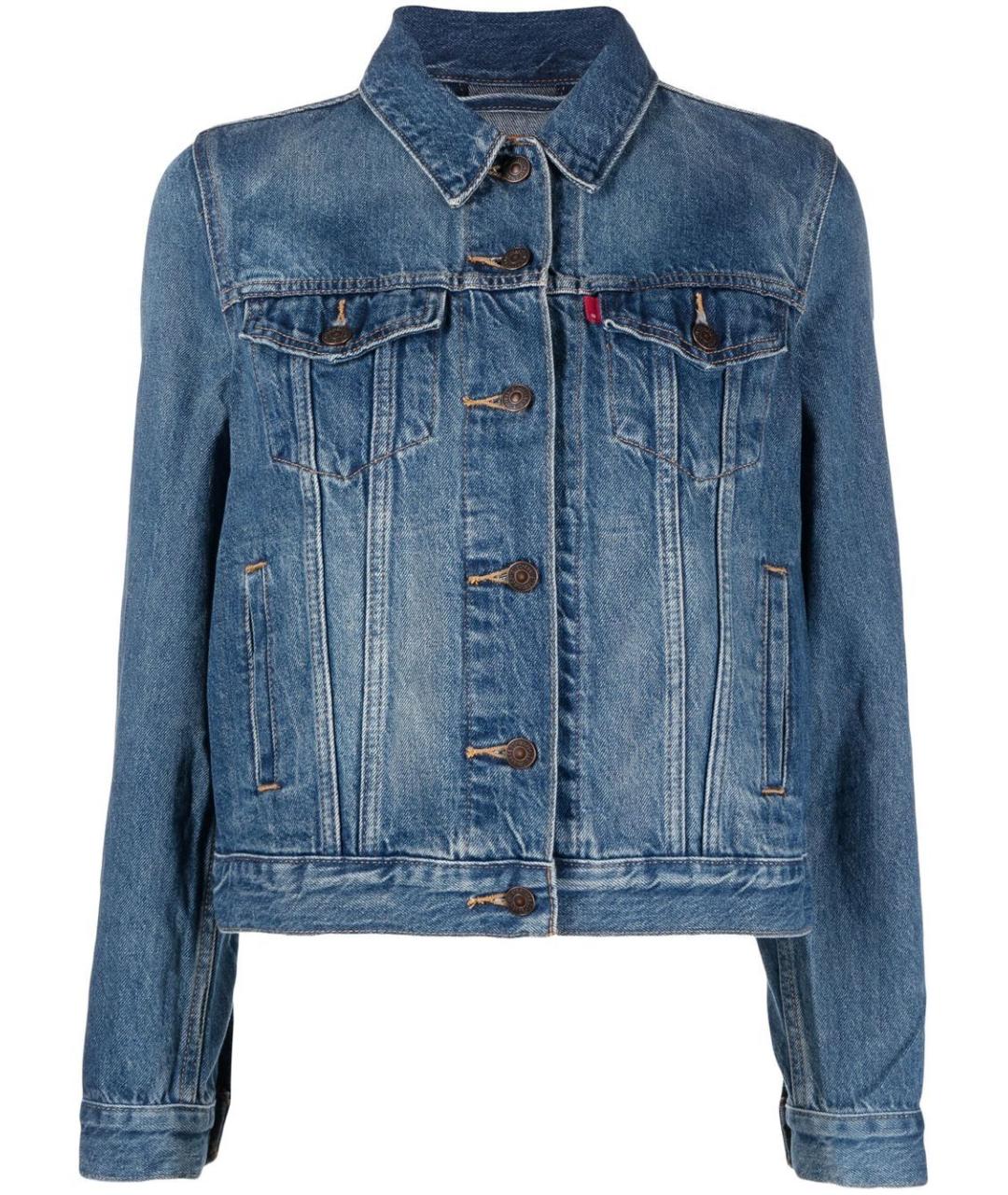 LEVI'S Синяя деним куртка, фото 1