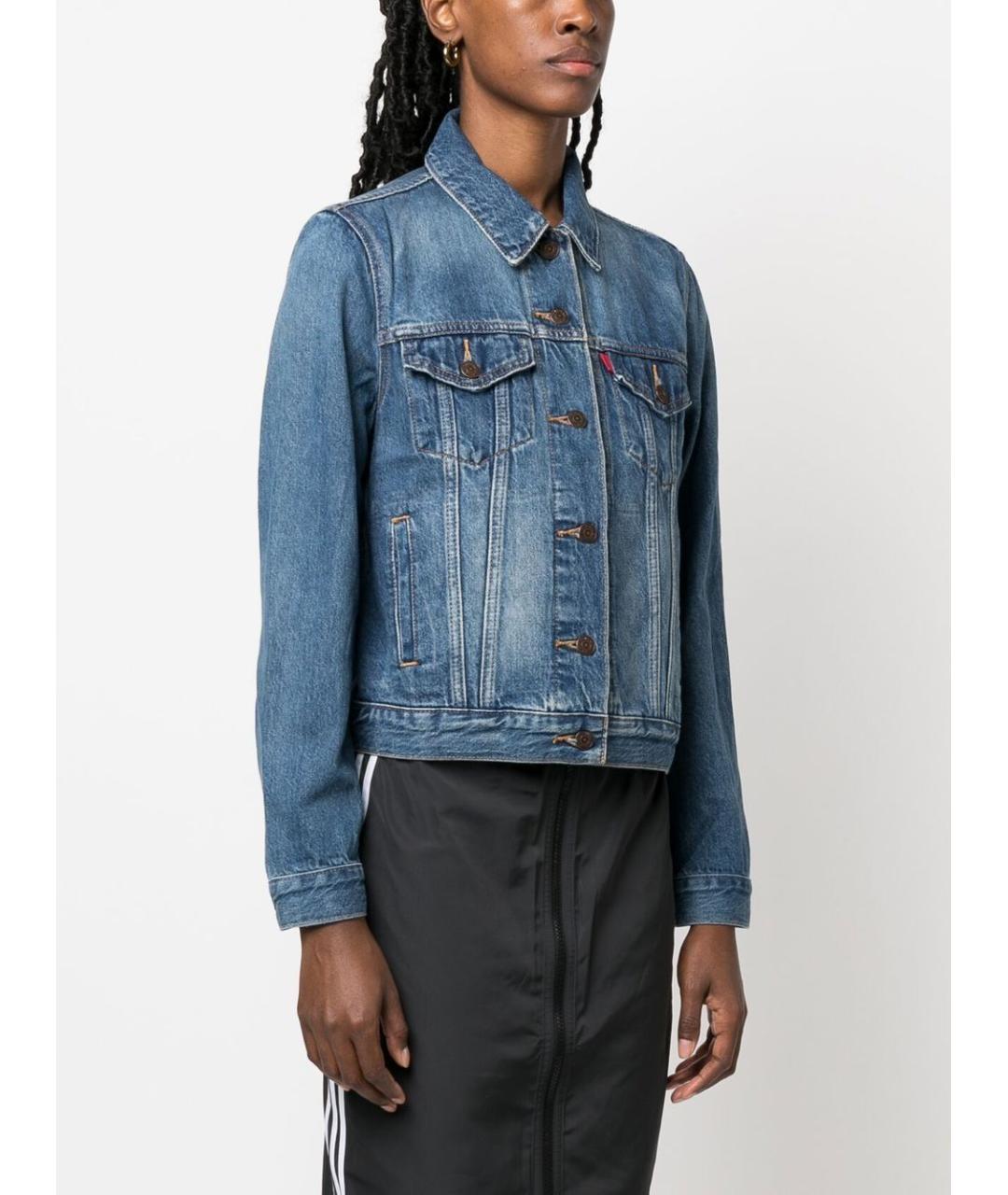 LEVI'S Синяя деним куртка, фото 5