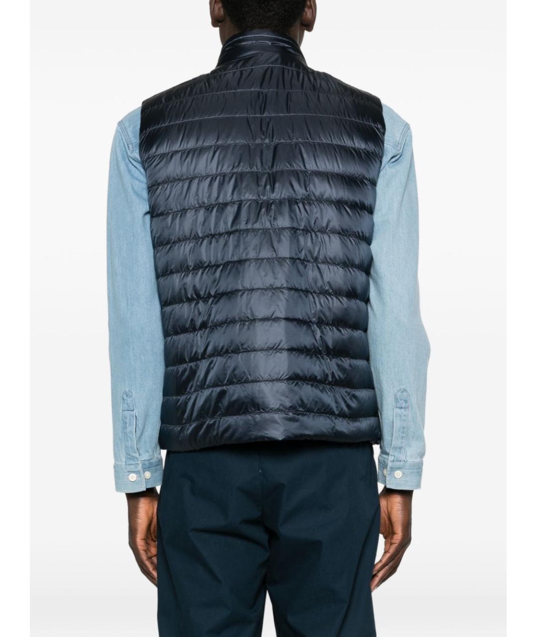 HERNO Темно-синий полиамидовый жилет, фото 3