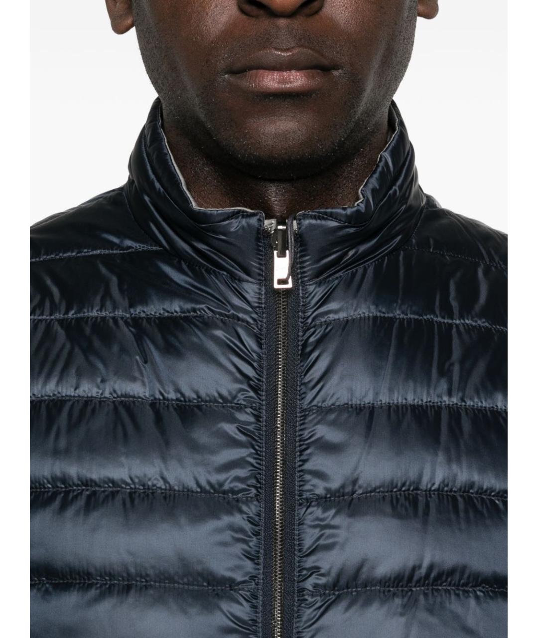 HERNO Темно-синий полиамидовый жилет, фото 2