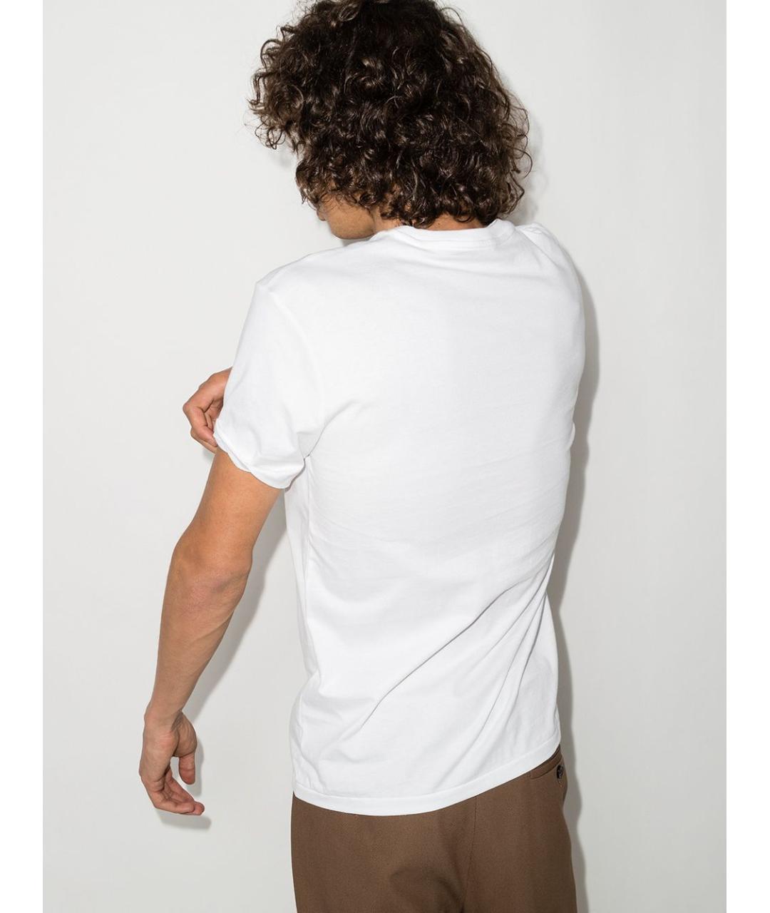 POLO RALPH LAUREN Белая хлопковая футболка, фото 4