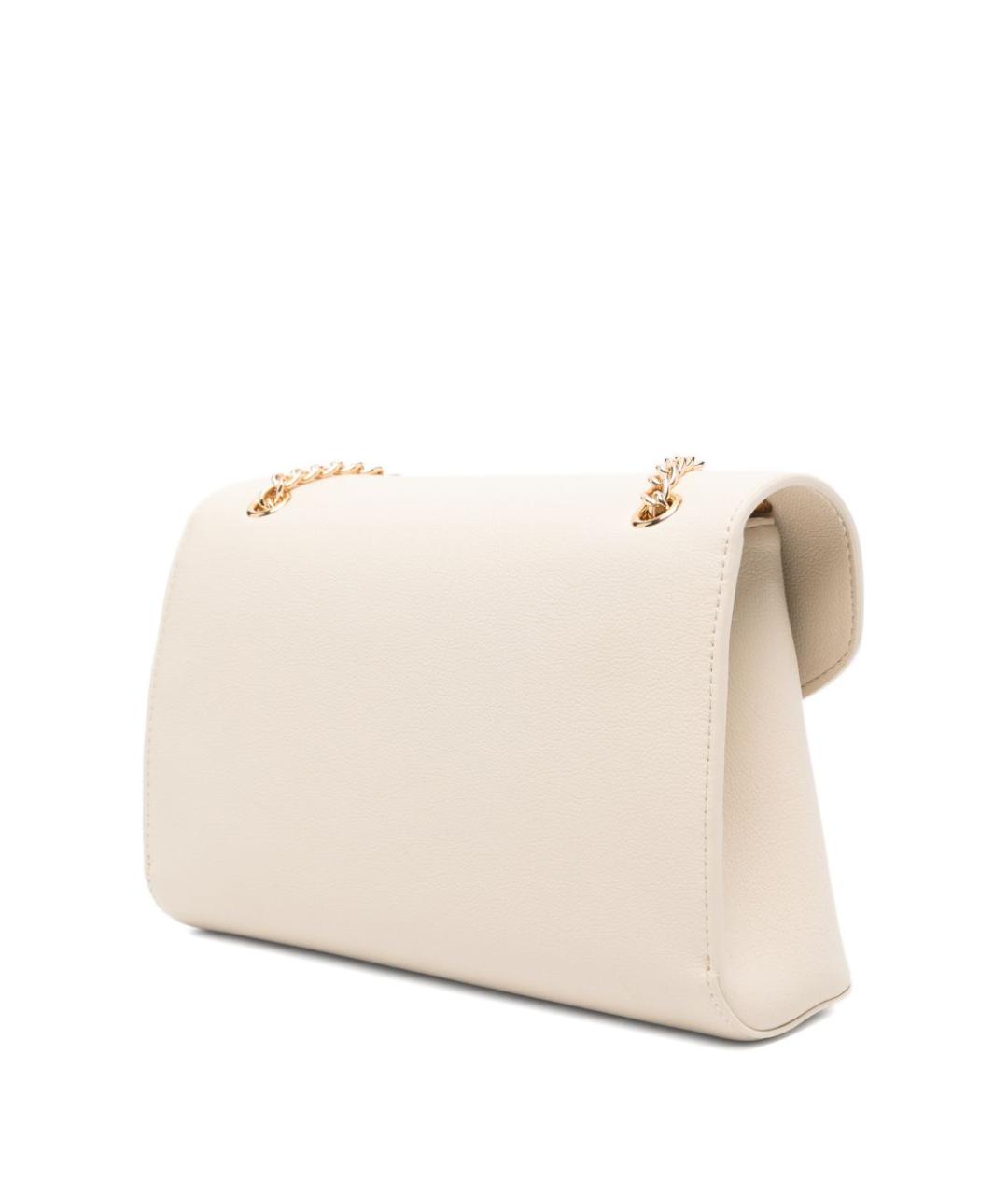 LOVE MOSCHINO Бежевая сумка через плечо из искусственной кожи, фото 4