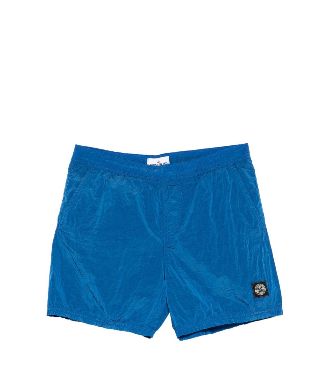 STONE ISLAND Синие полиамидовые плавки, фото 1