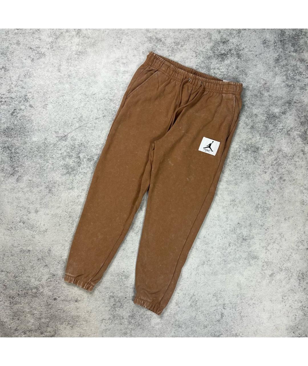 JORDAN Коричневый хлопковый спортивный костюм, фото 3