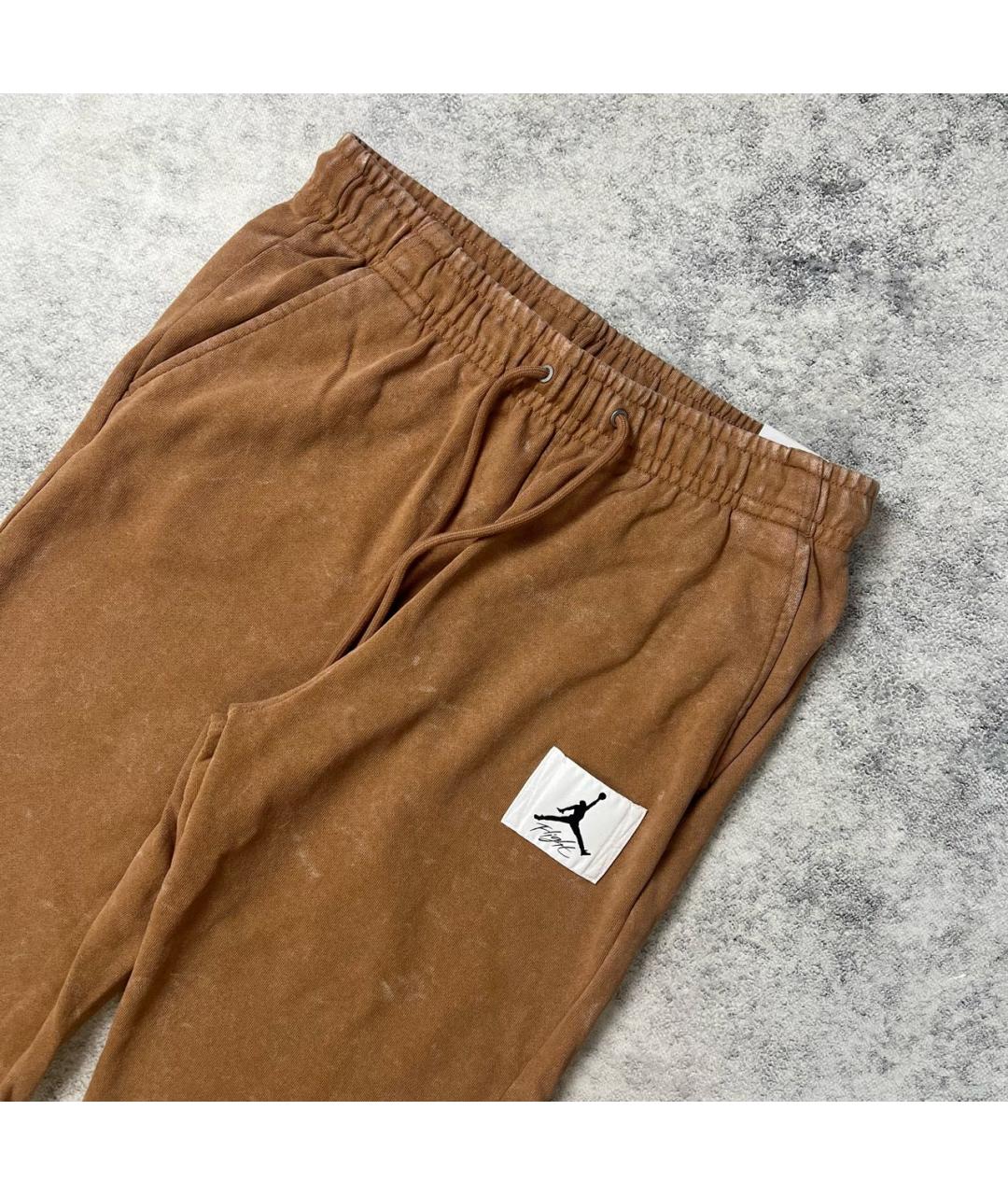 JORDAN Коричневый хлопковый спортивный костюм, фото 6