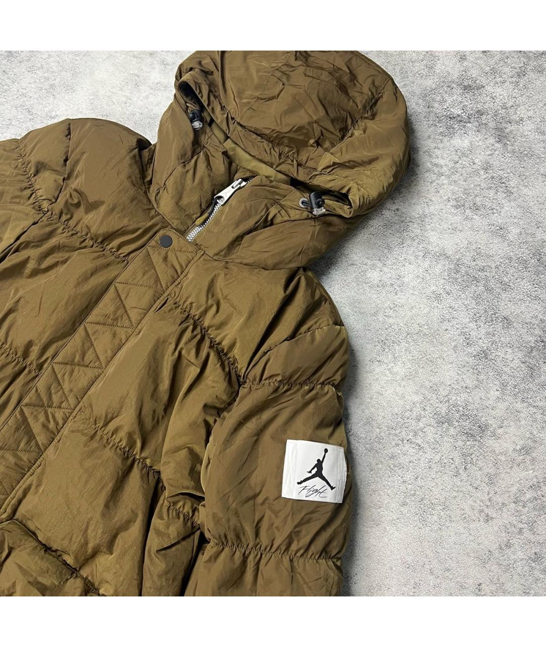 JORDAN Коричневый пуховик, фото 5