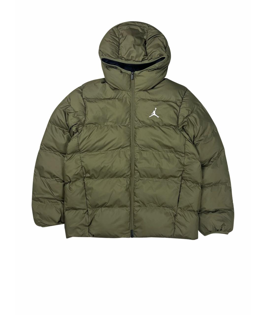 JORDAN Зеленый пуховик, фото 1