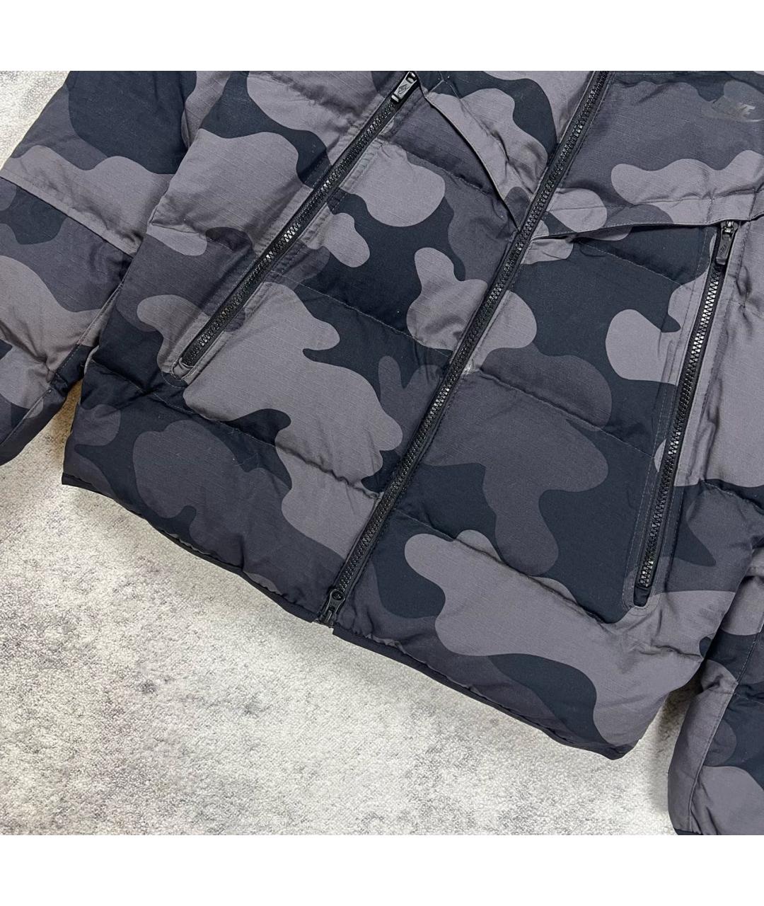 NIKE Темно-синий пуховик, фото 2