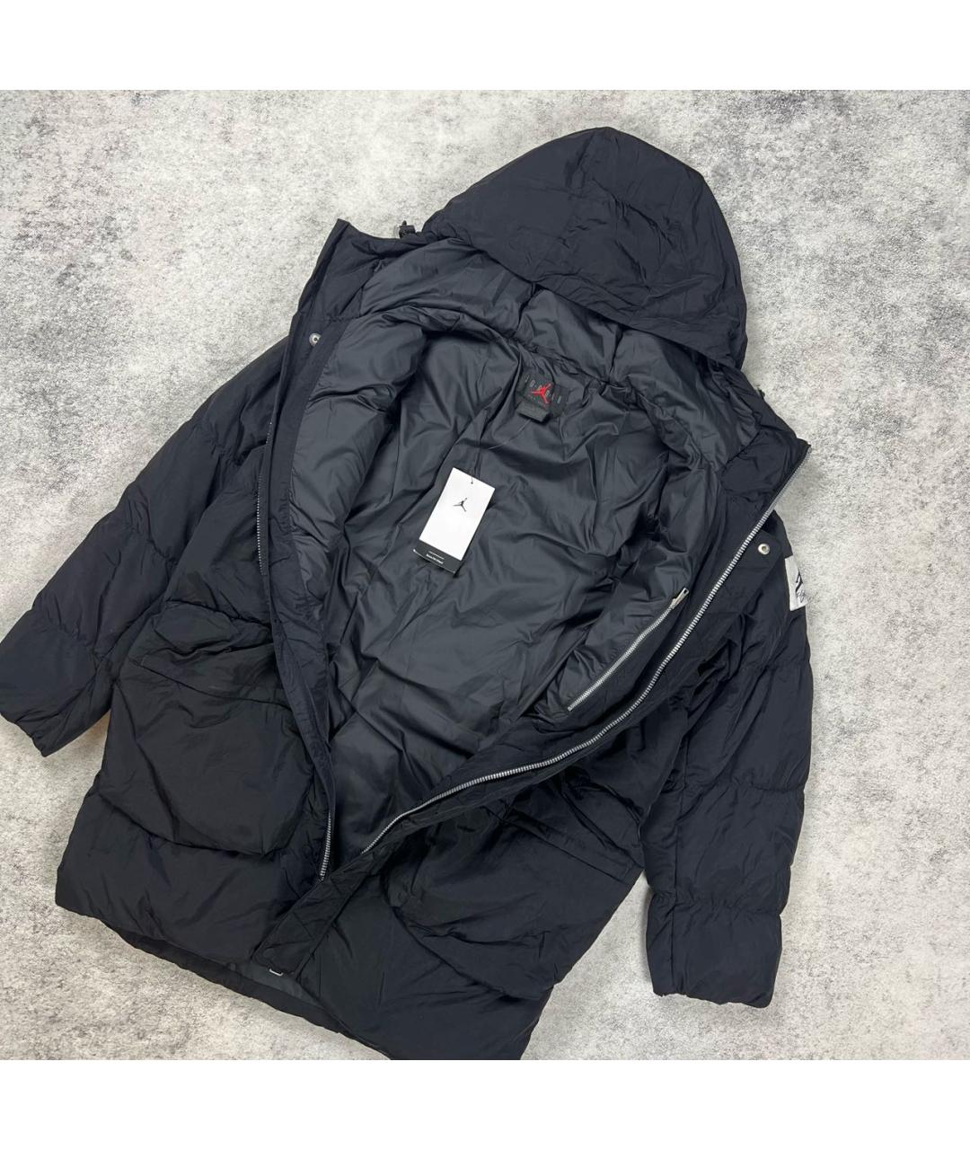 JORDAN Черный пуховик, фото 5