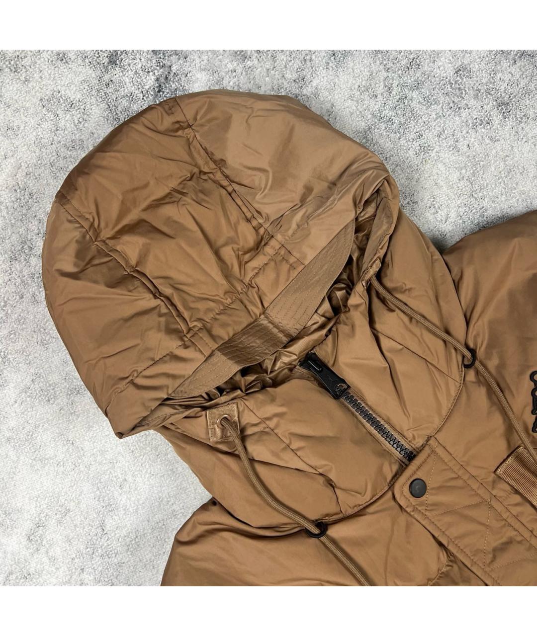 JORDAN Коричневый пуховик, фото 4
