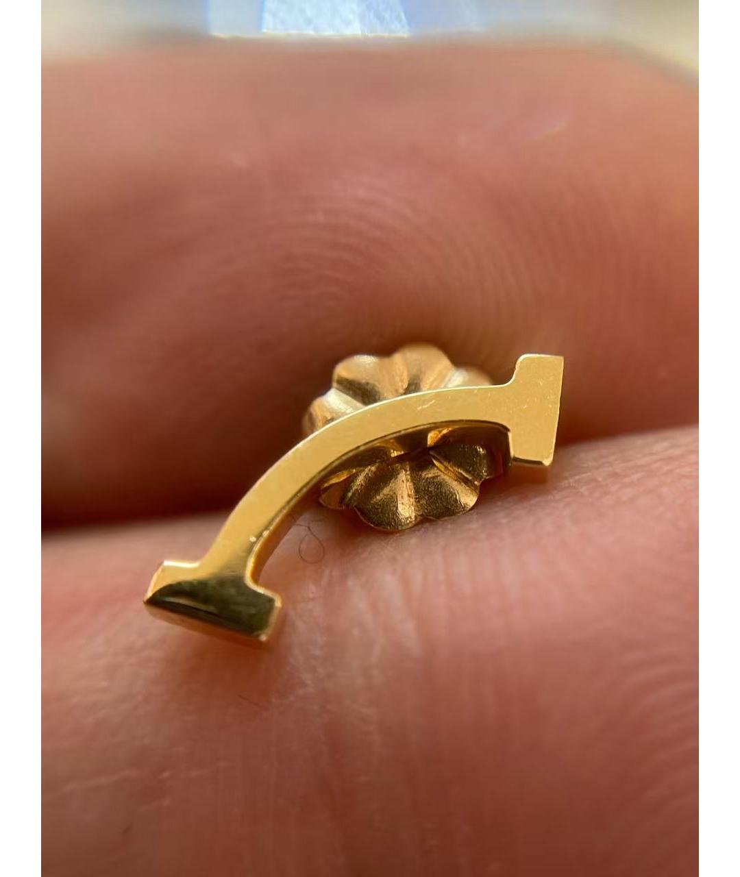 TIFFANY&CO Золотые серьги, фото 3