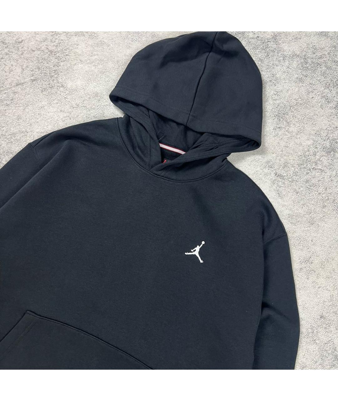 JORDAN Черный хлопковый спортивный костюм, фото 4