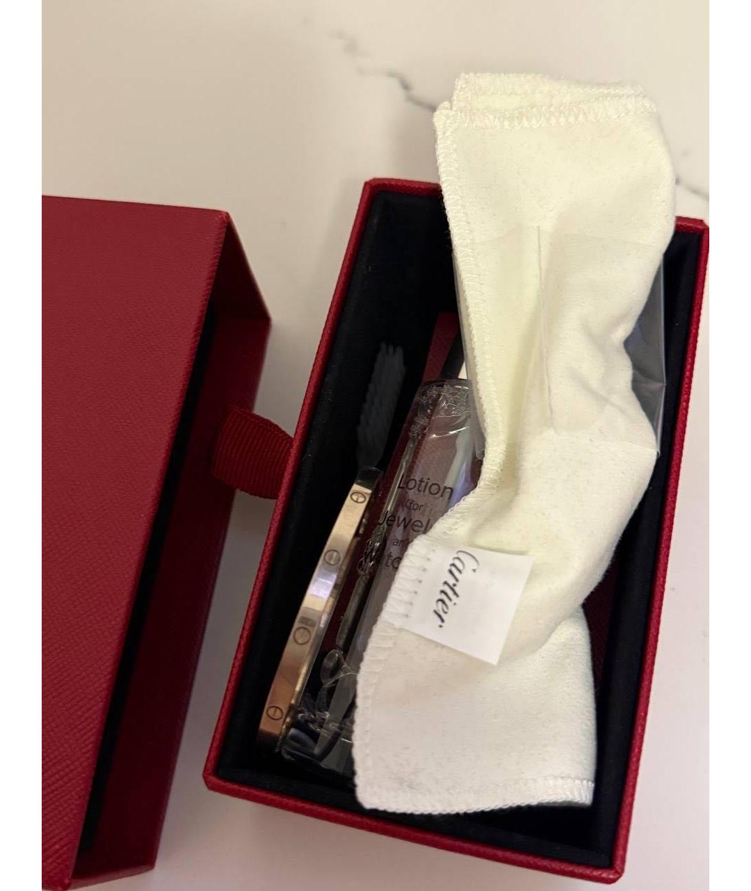 CARTIER Серебрянный браслет из белого золота, фото 4