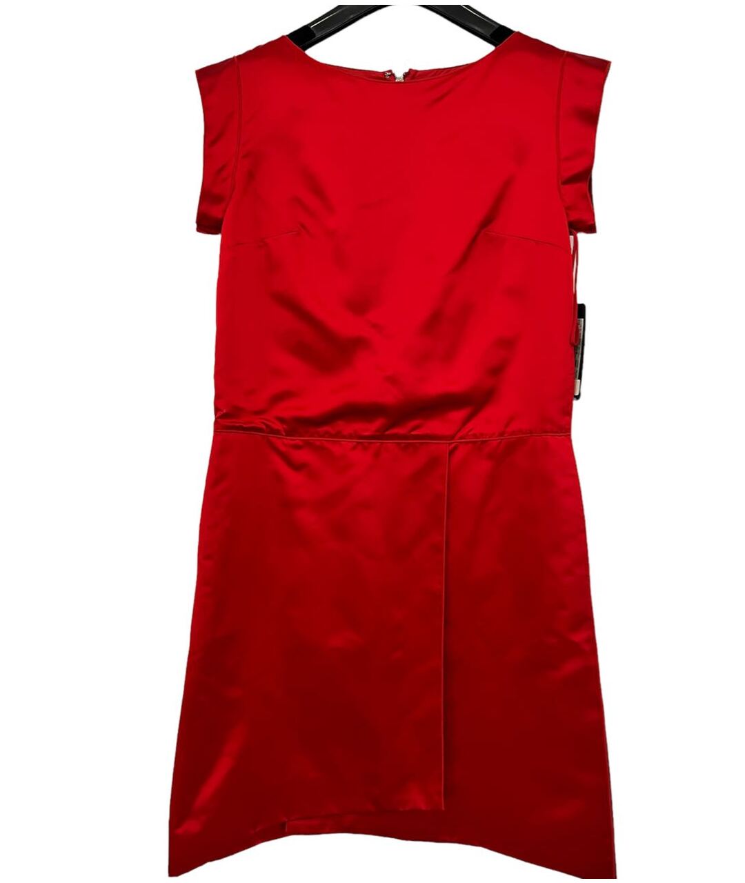 DOLCE&GABBANA Красное шелковое повседневное платье, фото 5
