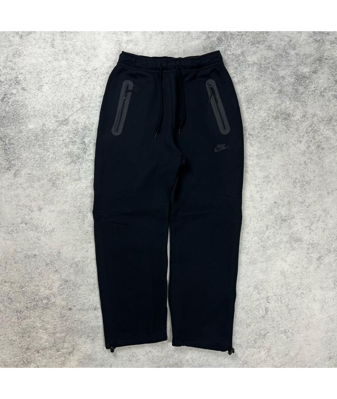 NIKE Черные хлопковые повседневные брюки, фото 5