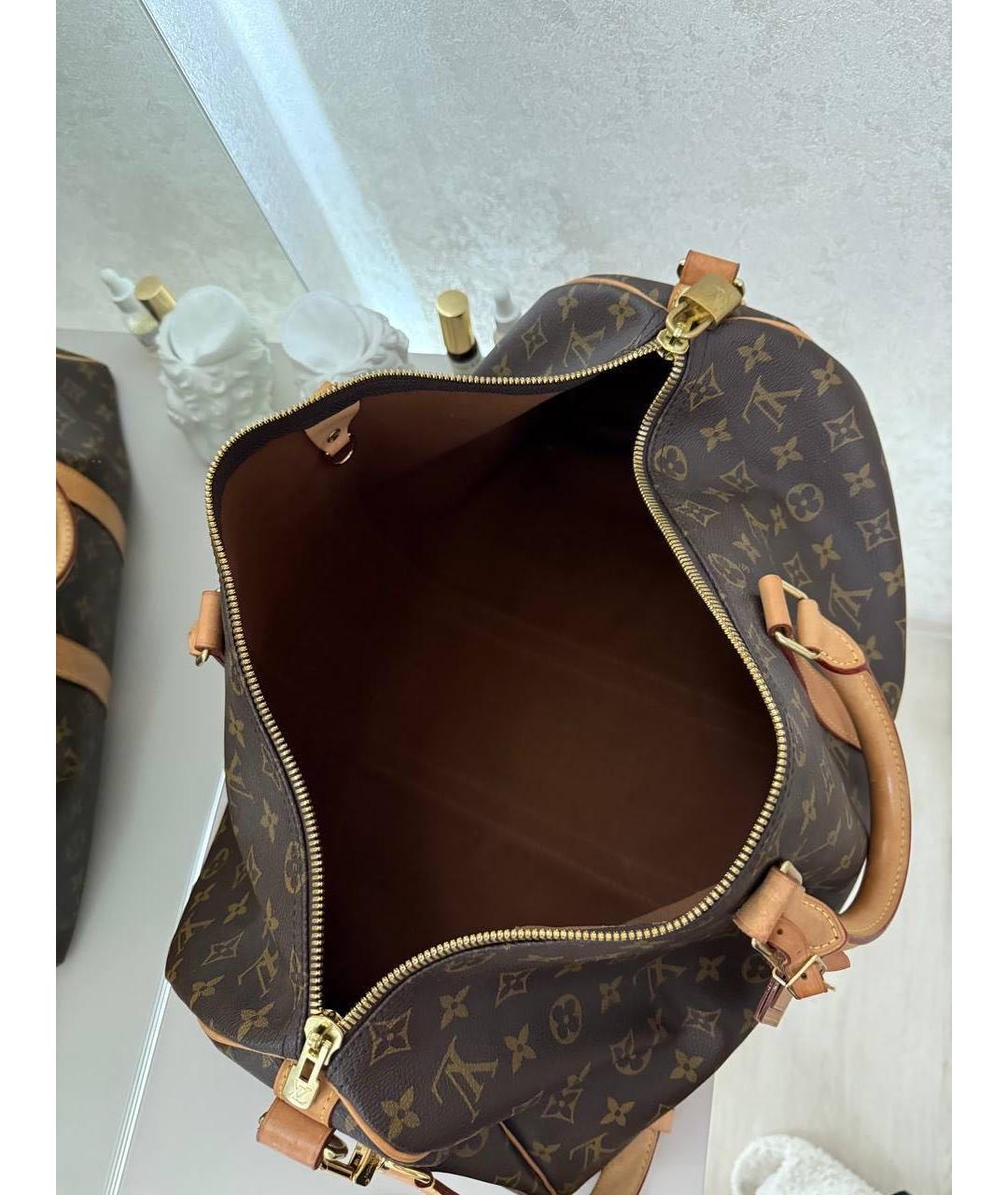 LOUIS VUITTON Коричневая дорожная/спортивная сумка, фото 2