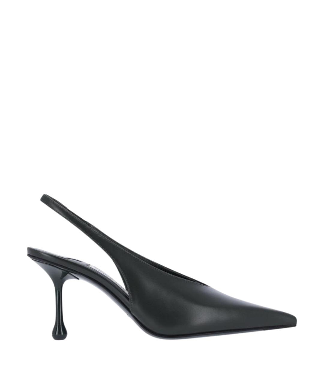 JIMMY CHOO Зеленые кожаные туфли, фото 1