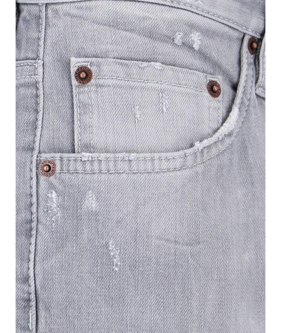 DSQUARED2 Серые хлопковые джинсы скинни, фото 4