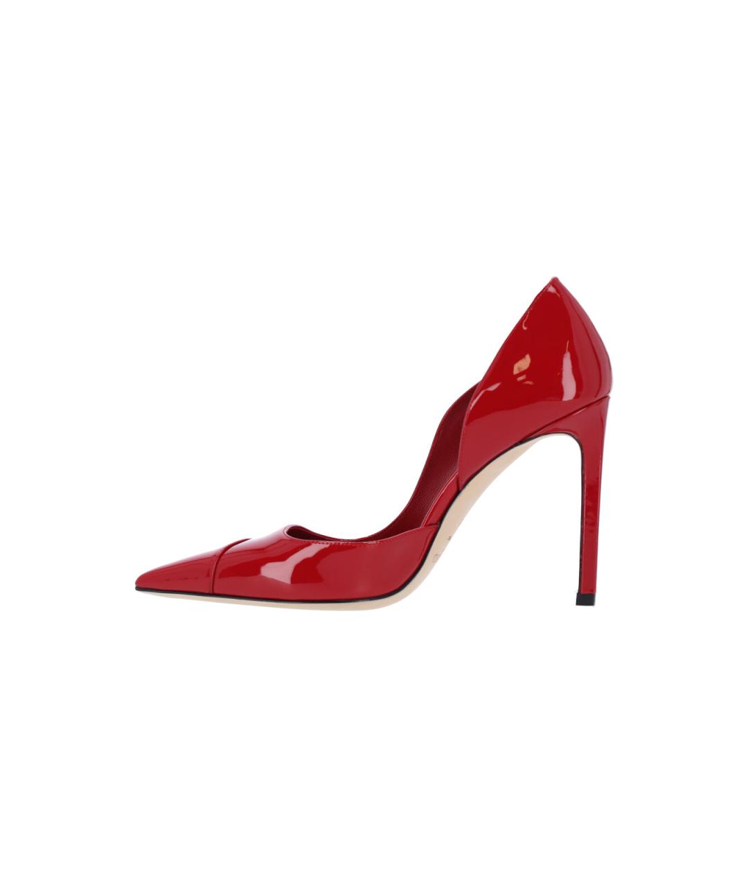 JIMMY CHOO Красные туфли из лакированной кожи, фото 3