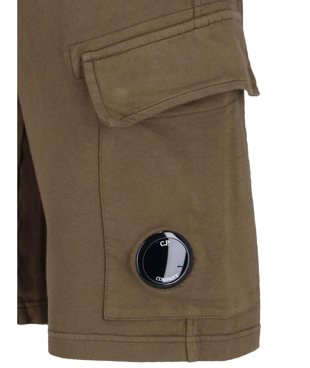 CP COMPANY Хаки хлопковые шорты, фото 4