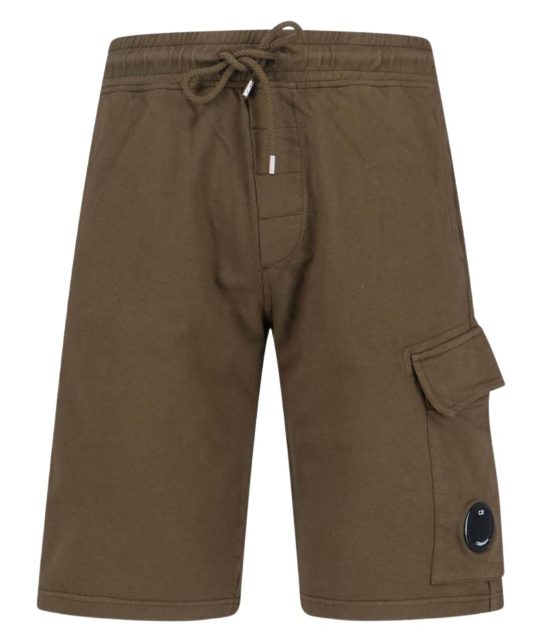 CP COMPANY Хаки хлопковые шорты, фото 1
