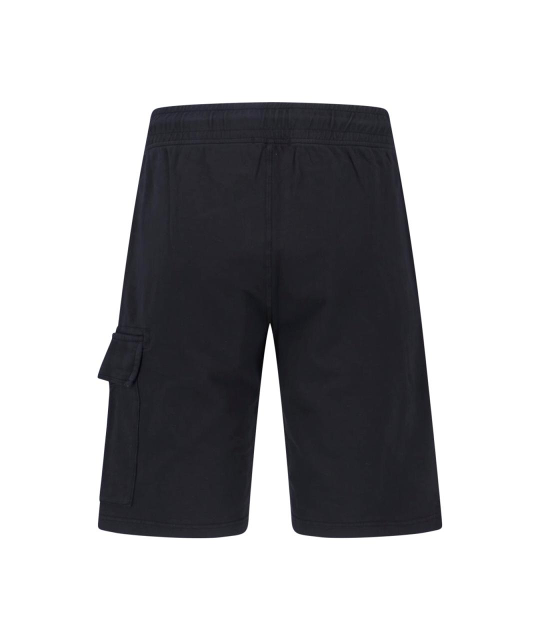 CP COMPANY Черные хлопковые шорты, фото 2