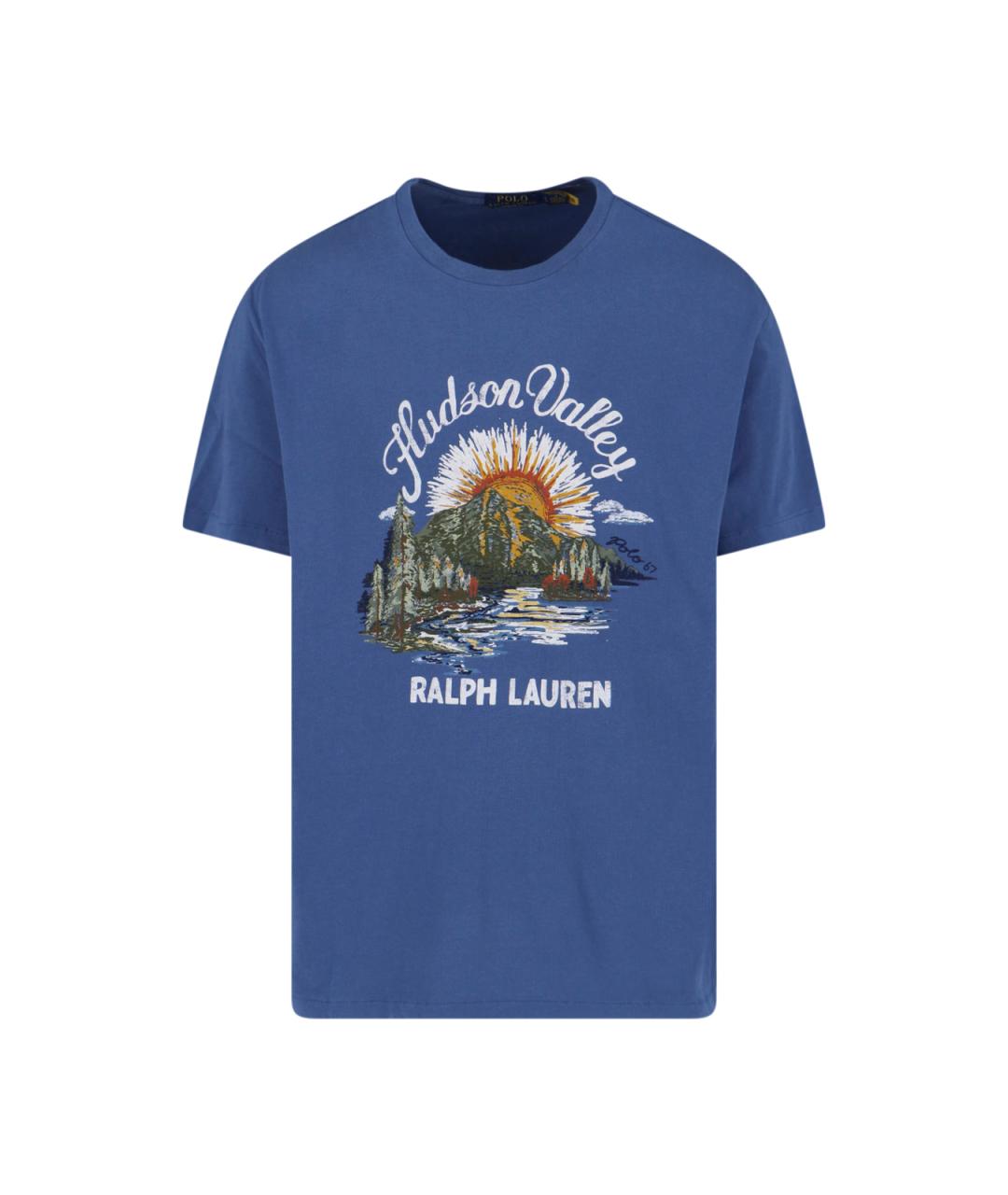 POLO RALPH LAUREN Синяя футболка, фото 1