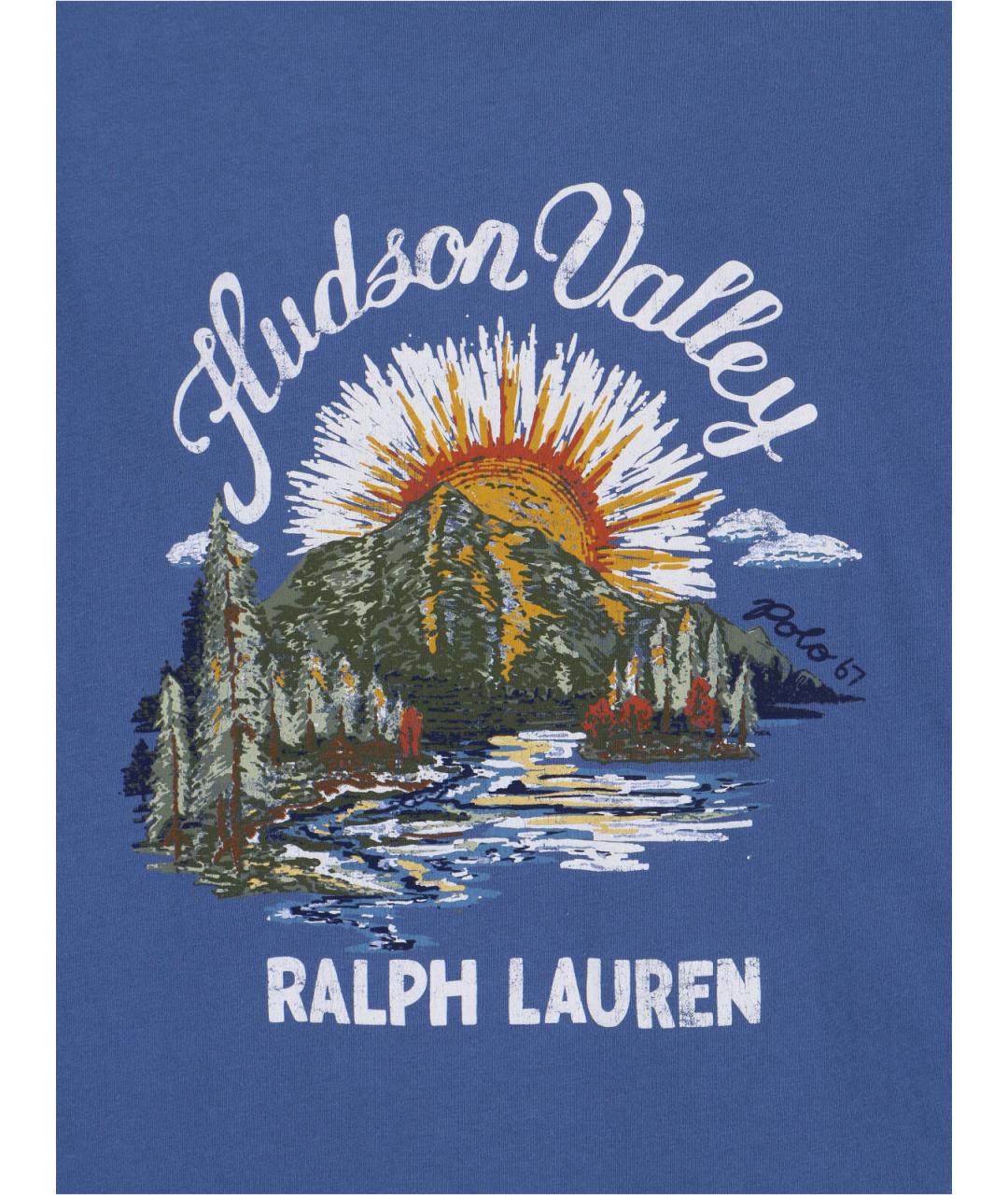 POLO RALPH LAUREN Синяя футболка, фото 3