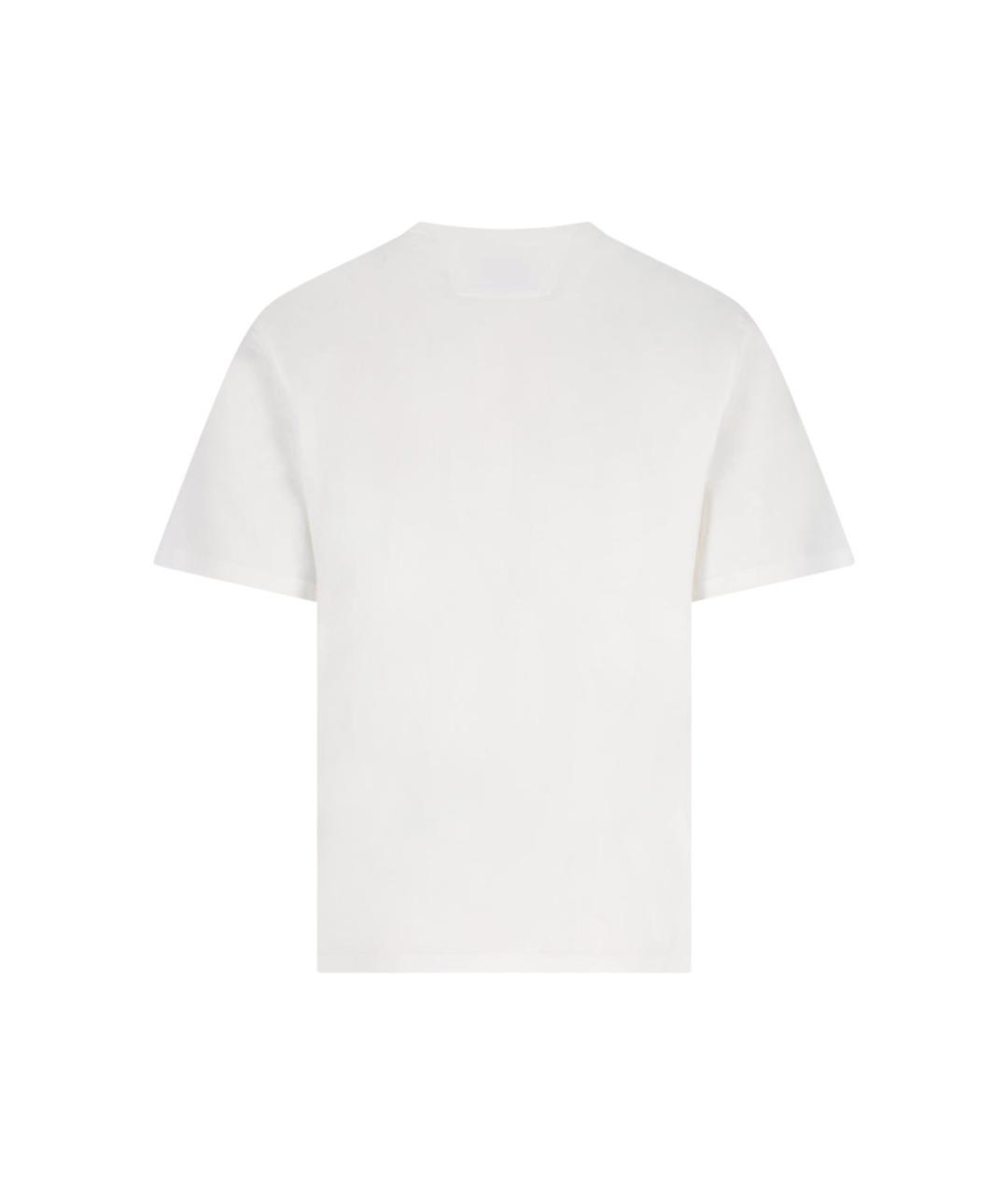 CP COMPANY Белая хлопковая футболка, фото 2