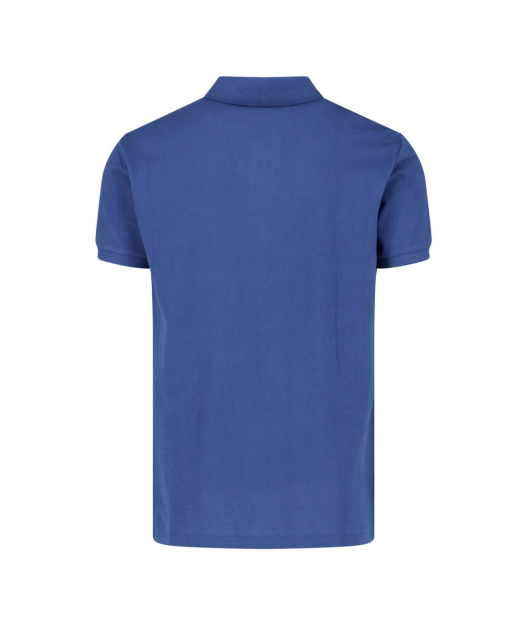 POLO RALPH LAUREN Синее поло с коротким рукавом, фото 2