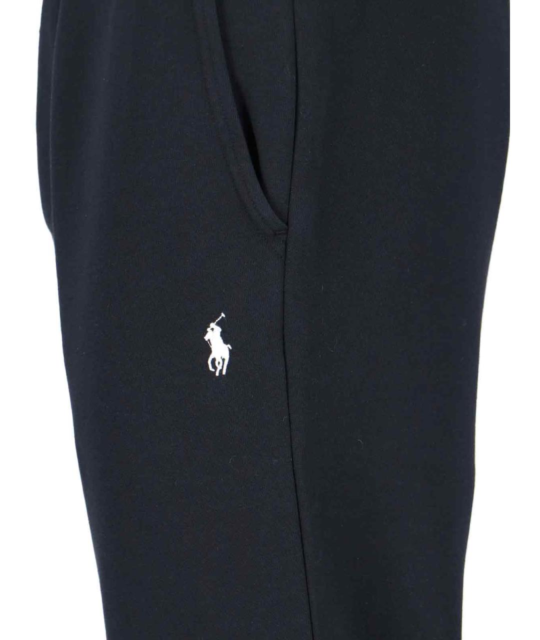 POLO RALPH LAUREN Черные хлопковые повседневные брюки, фото 4