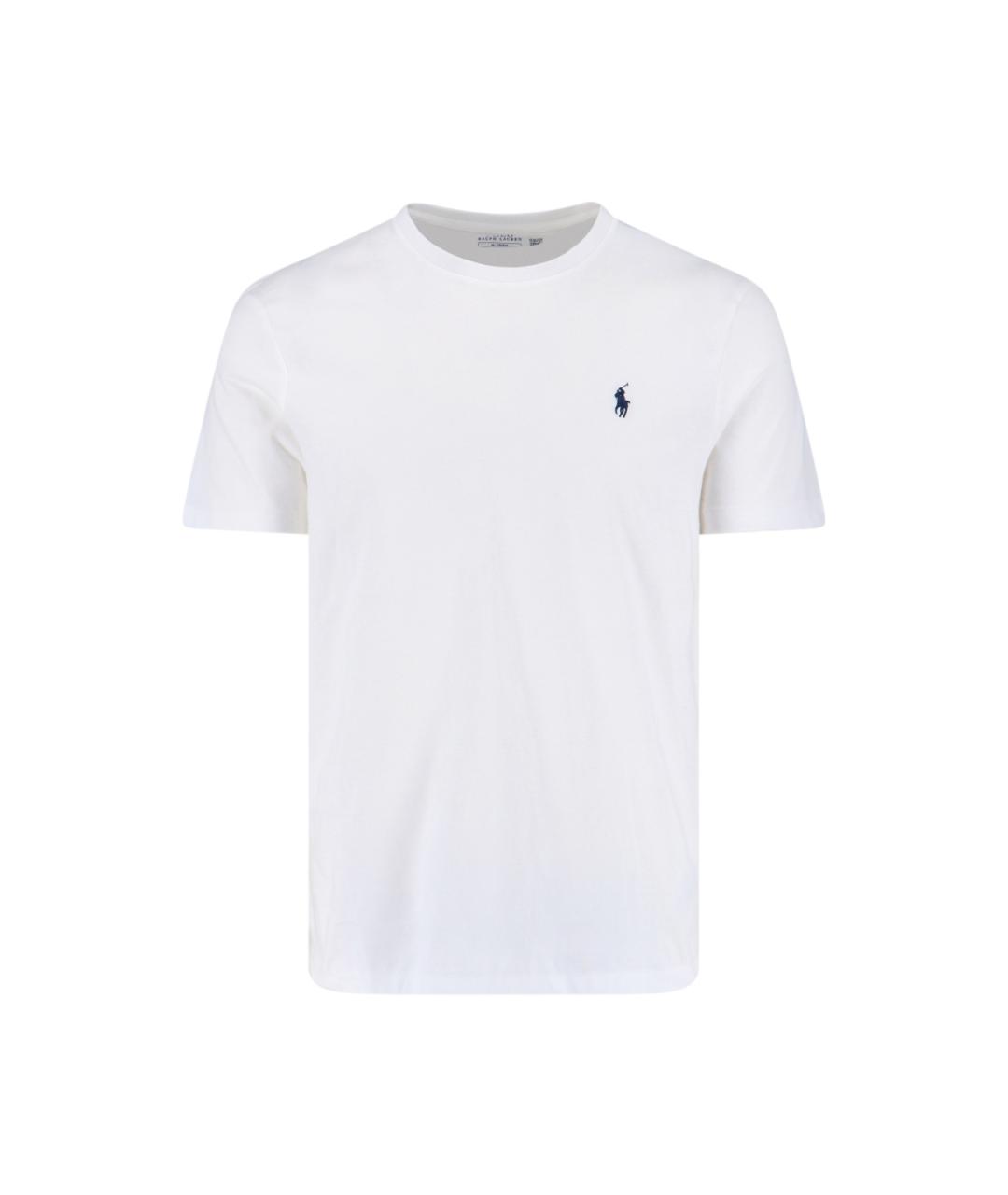 POLO RALPH LAUREN Белая хлопковая футболка, фото 1