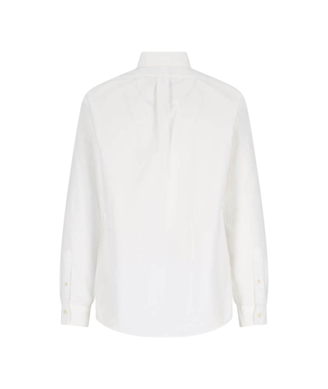 POLO RALPH LAUREN Белая хлопковая кэжуал рубашка, фото 2