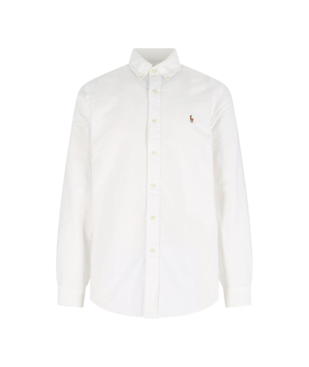 POLO RALPH LAUREN Белая хлопковая кэжуал рубашка, фото 1