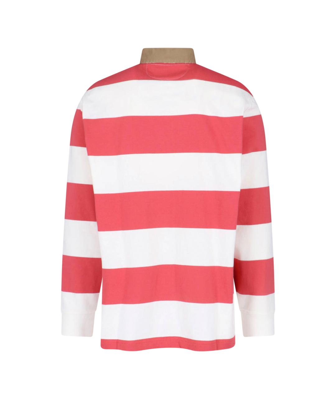 POLO RALPH LAUREN Мульти хлопковое поло с длинным рукавом, фото 2