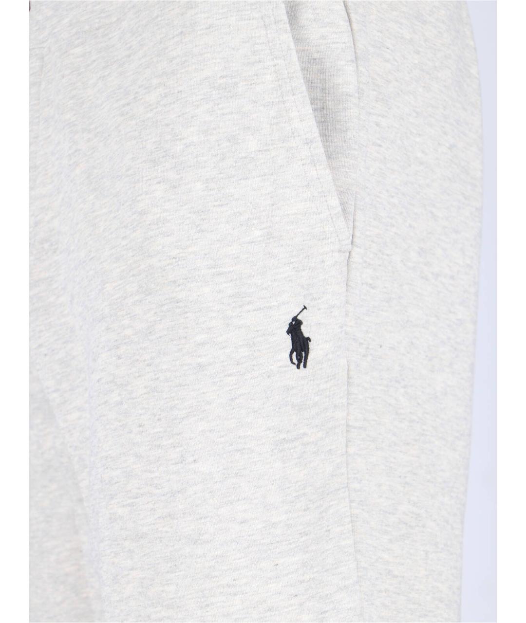 POLO RALPH LAUREN Серые хлопковые повседневные брюки, фото 4