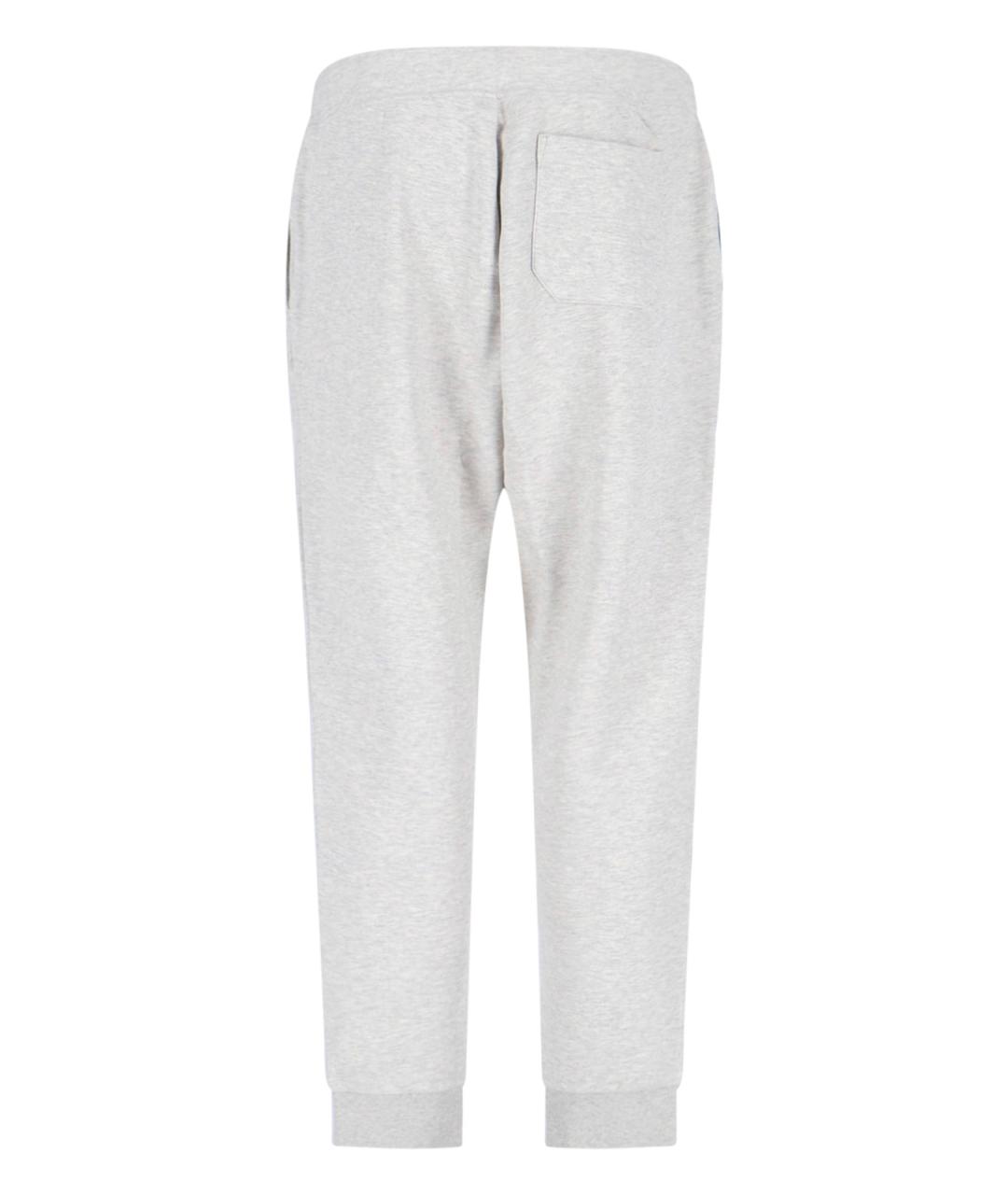 POLO RALPH LAUREN Серые хлопковые повседневные брюки, фото 2