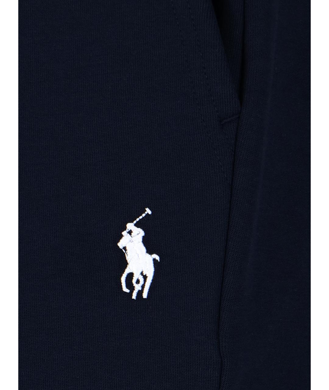 POLO RALPH LAUREN Синие хлопковые повседневные брюки, фото 4