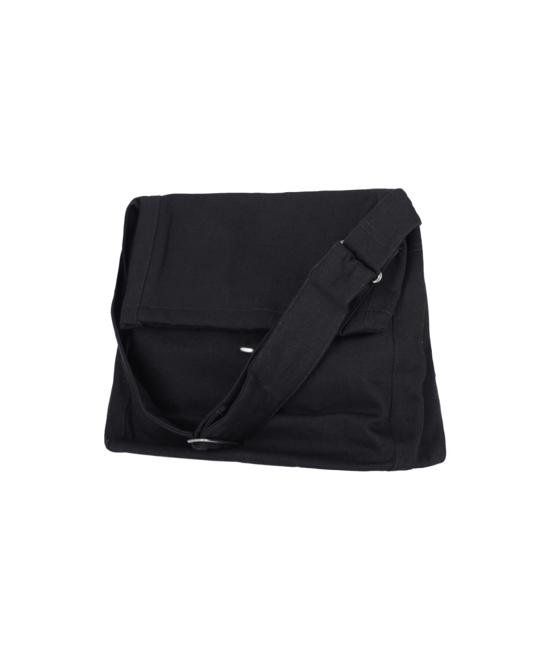 OUR LEGACY Черная хлопковая сумка через плечо, фото 2