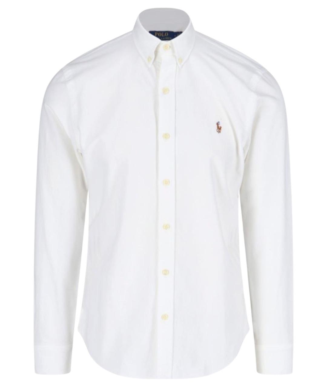 POLO RALPH LAUREN Белая хлопковая кэжуал рубашка, фото 1