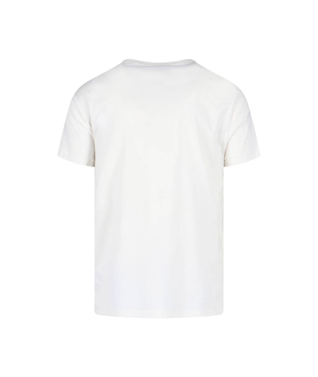 POLO RALPH LAUREN Белая хлопковая футболка, фото 2
