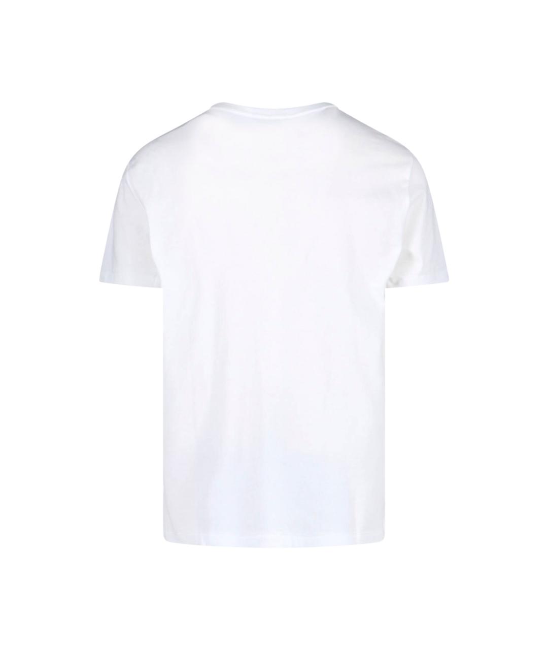 POLO RALPH LAUREN Белая хлопковая футболка, фото 2