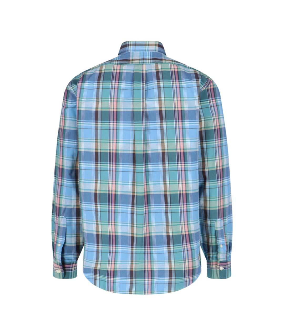 POLO RALPH LAUREN Синяя кэжуал рубашка, фото 2