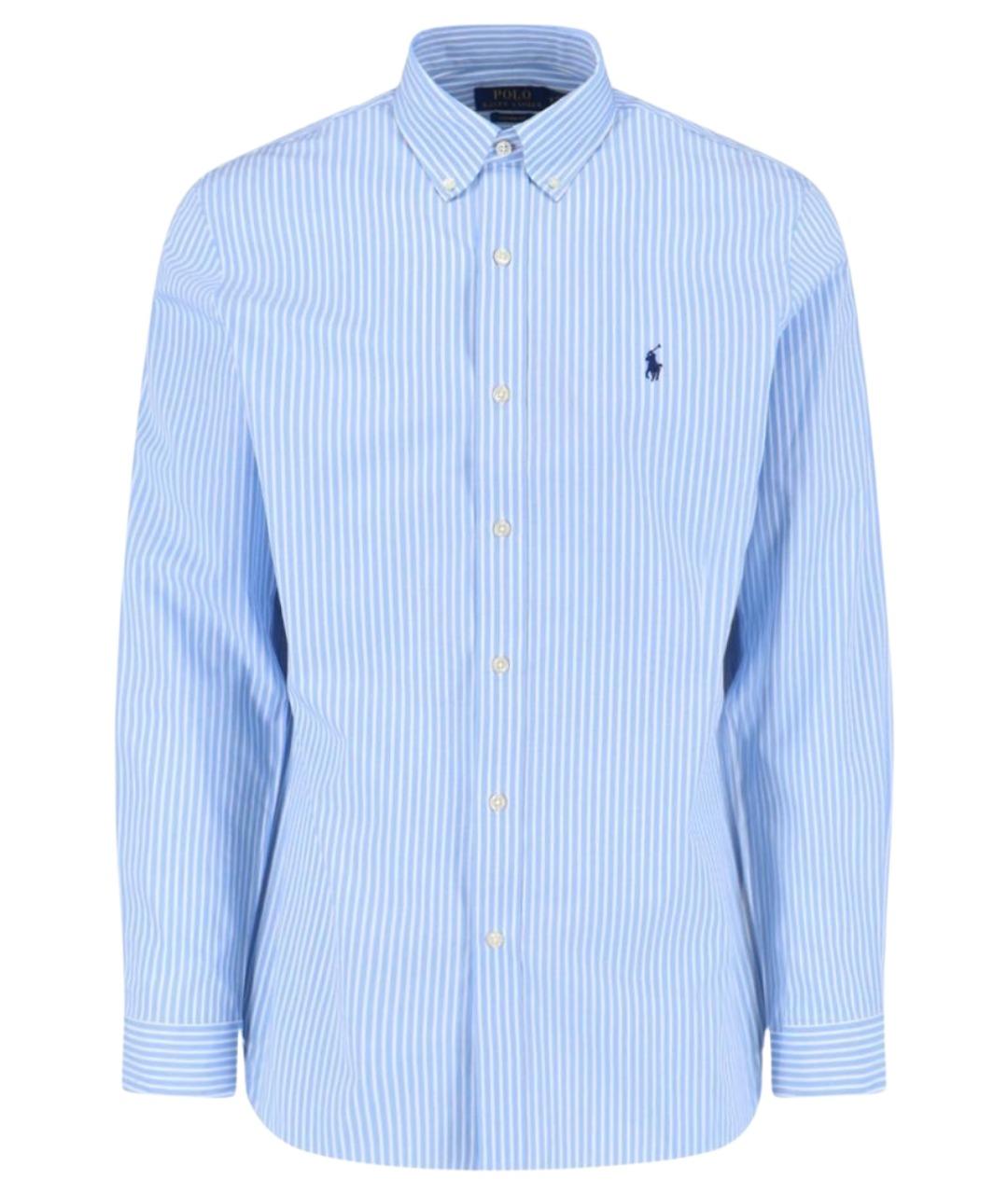 POLO RALPH LAUREN Голубая хлопковая кэжуал рубашка, фото 1