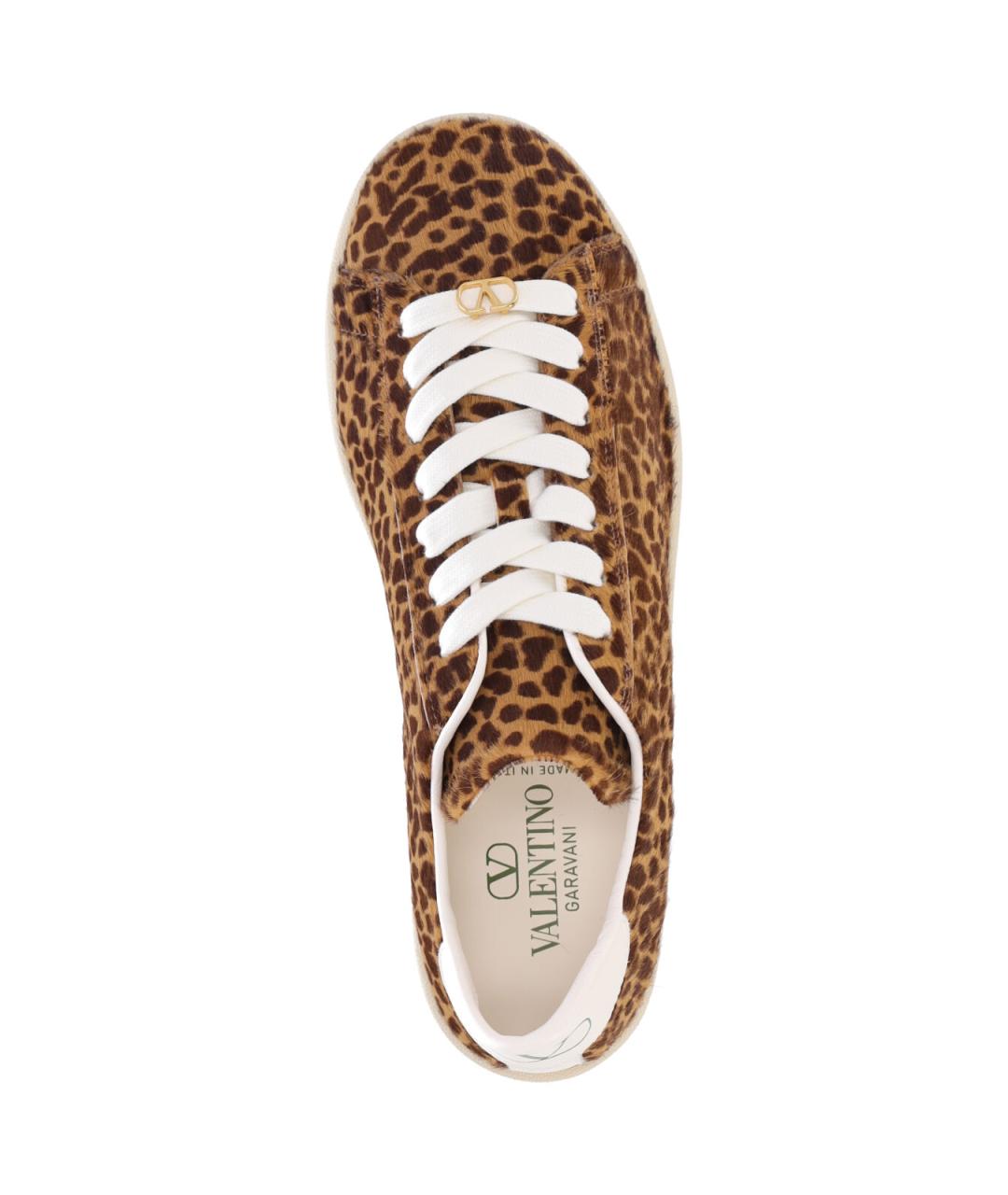 VALENTINO Коричневые низкие кроссовки / кеды, фото 5